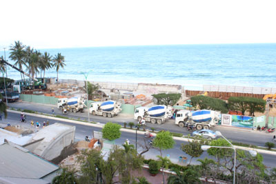 Các công trình ngầm đang triển khai trên đường Trần Phú