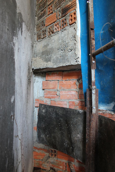 Phần đất mà gia đình ông Tung lấn chiếm