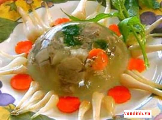 Món ăn: Cách nấu món thịt đông cực dễ