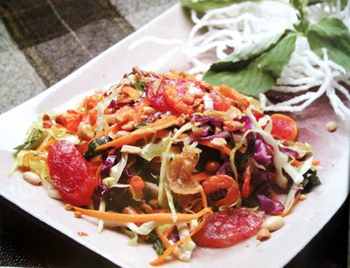 Món ăn: Bắp cải trộn thập cẩm