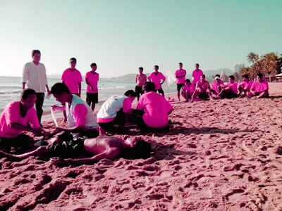 Tập huấn cứu hộ, sơ cấp cứu cho thanh niên xung kích cứu hộ bờ biển