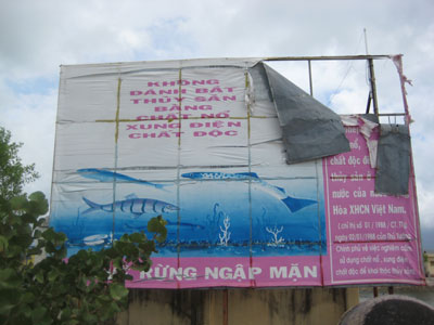 Nên thay pano đã bị rách