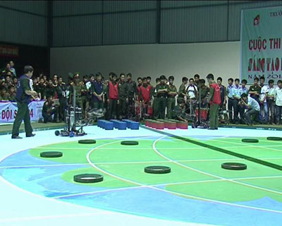 Khai mạc hội thi Robocon Trường Sĩ quan Thông tin