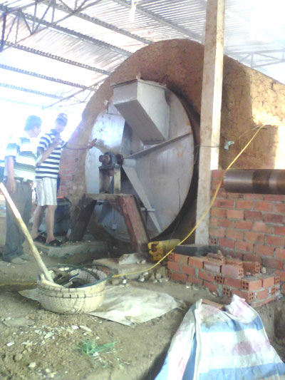 Lắp đặt máy sấy ứng dụng công nghệ chân không tại tỉnh Đắk Lắk. (file: maysay)