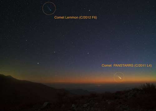 Sao chổi khổng lồ đang áp sát trái đất