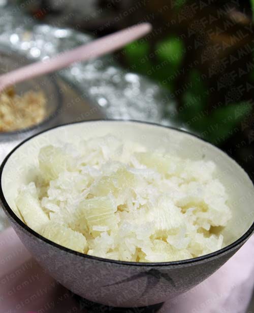 Món ăn: Xôi sắn - thơm bùi vị quê hương