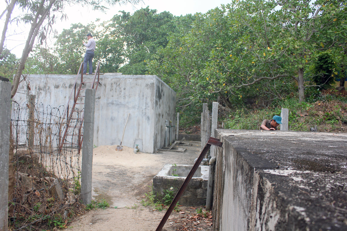 Một công trình nước sạch ở Vạn Ninh.