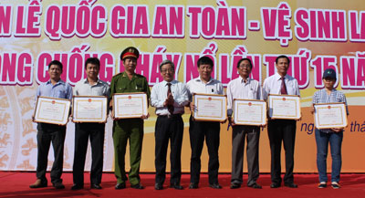 Phát động Tuần lễ Quốc gia An toàn - vệ sinh lao động - phòng chống cháy nổ lần thứ 15