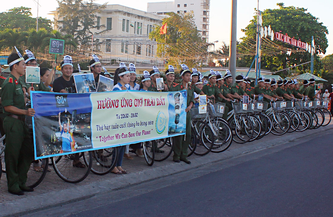 Nhiều hoạt động hưởng ứng Giờ Trái Đất