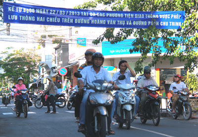 Tổ chức lại giao thông một số tuyến đường tại TP. Nha Trang