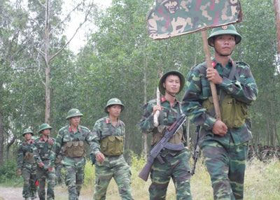 Chiến sĩ mới trên thao trường