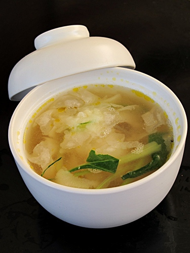 Món ăn: Súp thạch lựu hải sản