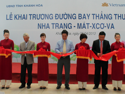 Khai trương đường bay thẳng Nha Trang – Mátxcơva