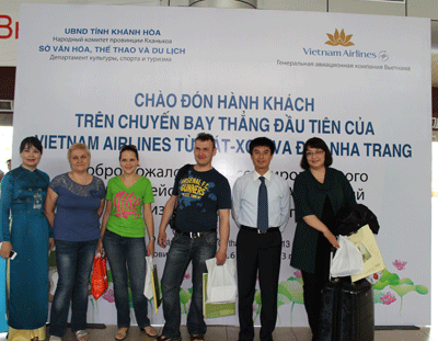 First direct flight from Moscow and Nha Trang