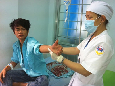 Nối thành công ngón tay cái bị đứt