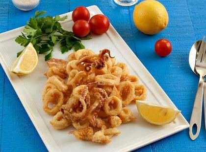 Món ăn: Mực tươi chiên giòn