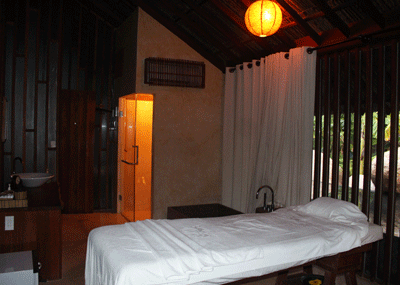 Phòng spa riêng tư và sang trọng.