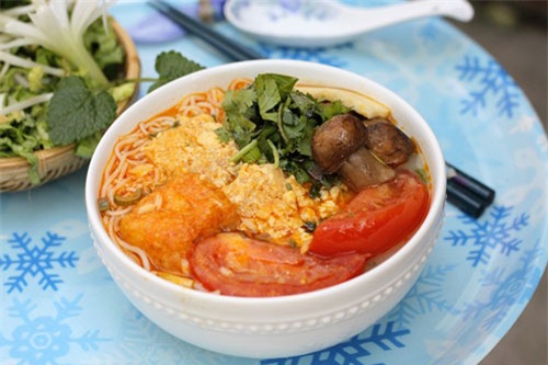 Món ăn: Bún riêu chay