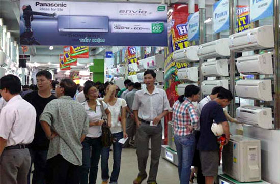Sản phẩm điện máy hè 2013 tăng giá từ 5 -7%