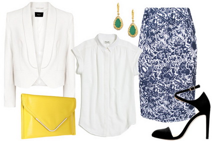 Năng động với chân váy bút chì