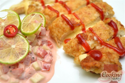 Món ăn: Gà chiên pho mai vừa ngon vừa chất