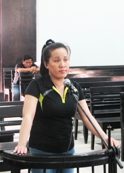 Bị cáo Nguyễn Thị Thúy Oanh.