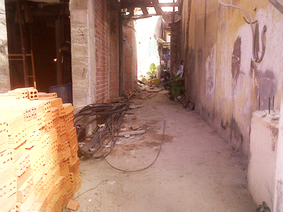 Hẻm số 3 Hoàng Văn Thụ hiện đã rộng hơn so với quy hoạch.