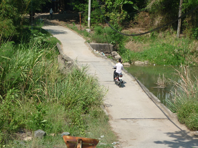 Cầu không có lan can