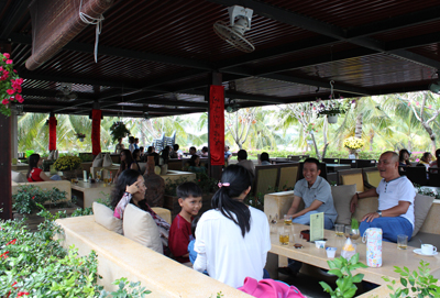 Khu du lịch Champa giảm giá dịch vụ café