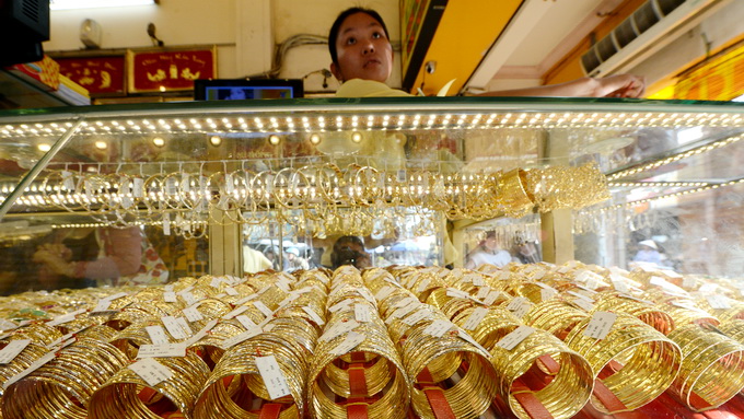 Đầu tuần, giá vàng mua vào tăng mạnh