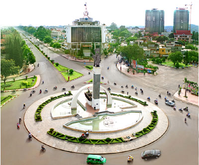 Một góc thành phố Buôn Ma Thuột.