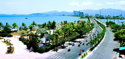   Nha Trang ngày mới - một tác phẩm trong triển lãm ảnh Nét đẹp xứ Trầm Hương. 