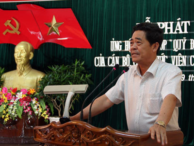 Phát động ủng hộ, đóng góp “Quỹ đền ơn đáp nghĩa”