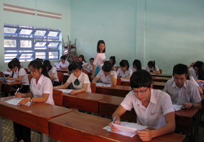 Đề thi vừa tầm, thí sinh phấn khởi