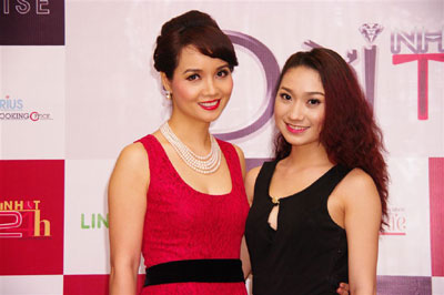 Mai Thu Huyền (phải) đảm nhiệm cả 2 vai trò Giám đốc sản xuất và nữ diễn viên chính của phim 
