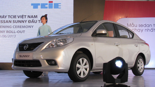 Chiếc ô tô thương hiệu Nissan Sunny đầu tiên.