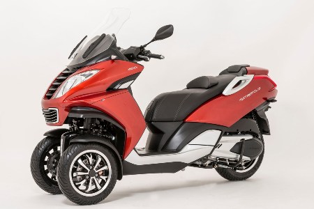 Peugeot sản xuất scooter ba bánh cạnh tranh với Piaggio