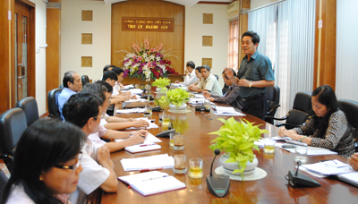 Tham gia ý kiến các dự thảo xây dựng đề án trình Ban Bí thư năm 2013