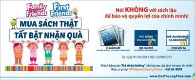 Chương trình mua sách thật - Tất bật nhận quà