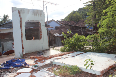 Địa điểm xảy ra tai nạn thương tâm.