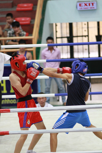 Các võ sĩ thượng đài tại Giải vô địch các câu lạc bộ boxing tỉnh.