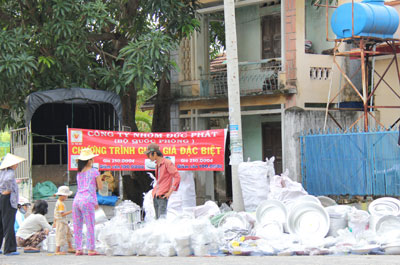 Mượn danh công ty quân đội để bán hàng
