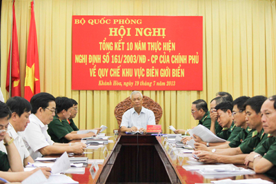 Tổng kết 10 năm thực hiện quy chế khu vực biên giới biển