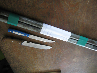 Hung khí toán cướp sử dụng khi gây án.