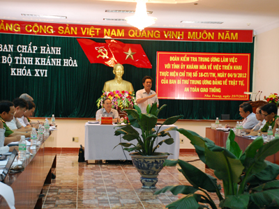 Khánh Hòa triển khai tốt Chỉ thị số 18-CT/TW