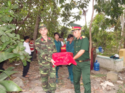 Tìm kiếm, quy tập hài cốt liệt sĩ hi sinh năm 1968 tại xã Vĩnh Ngọc, TP. Nha Trang.