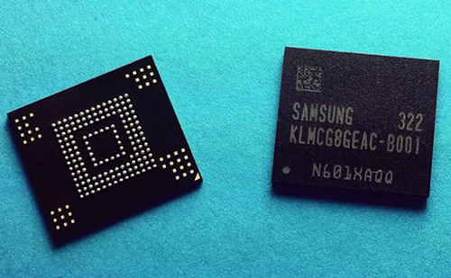 Samsung bắt đầu sản xuất đại trà chip nhớ nhúng dùng chuẩn eMMC 5.0
