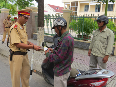 Tăng cường nhiều điểm đo tốc độ trên tuyến quốc lộ