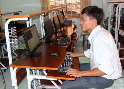 Thư viện tỉnh Khánh Hòa có thêm phòng đọc Internet