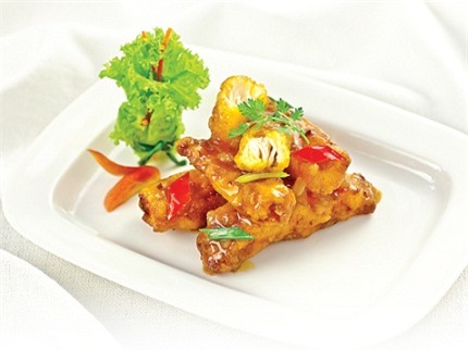 Món ăn: Cá chiên xốt me